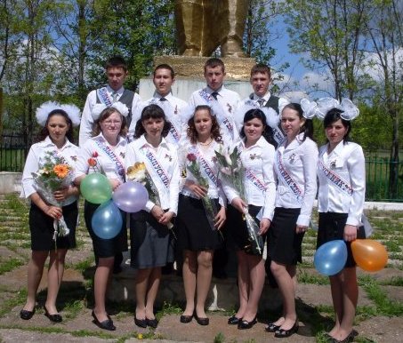 выпускники 2009 года, Ибрагимовской школы Чишминского района